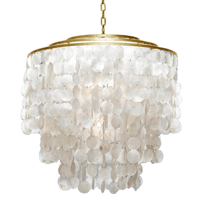Люстра SHELL Chandelier 65 Золото Белый Золотой Люстра SHELL Chandelier 65 Золото Белый Золотой в Саратове | Loft Concept