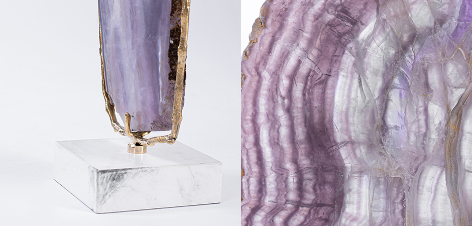 Plaque fluorite pourpre Аксессуар камень Флюорит Plaque fluorite pourpre Аксессуар камень Флюорит - Loft-Concept в Саратове