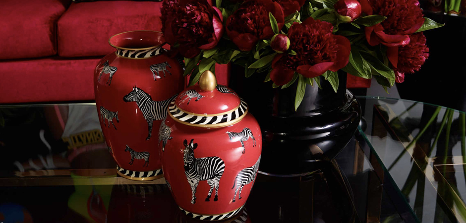 Ваза с крышкой VASE ZEBER URN Ваза с крышкой VASE ZEBER URN - Loft-Concept в Саратове