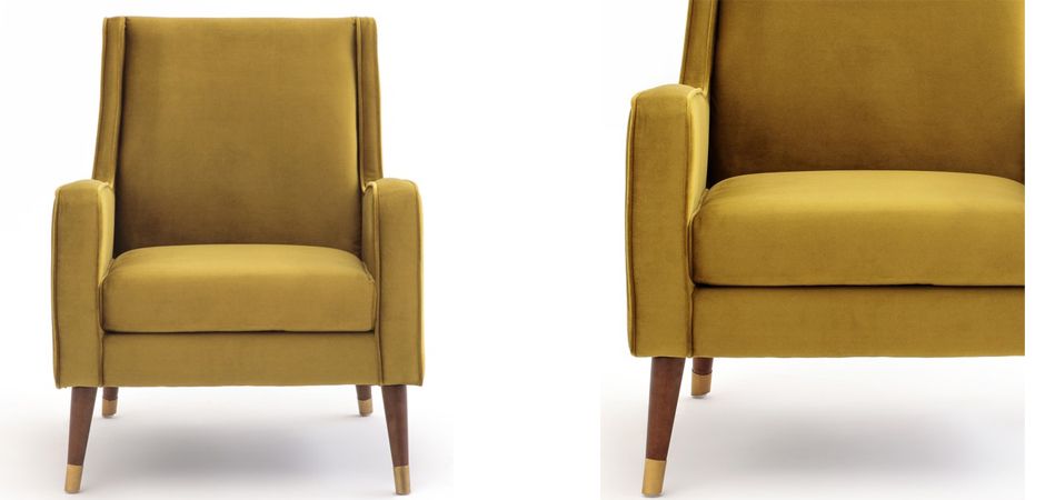 Кресло Classic Furniture горчичный Кресло Classic Furniture горчичный - Loft-Concept в Саратове