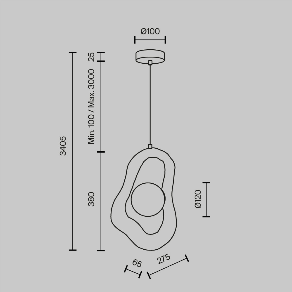 Подвесной светильник Opus в Саратове