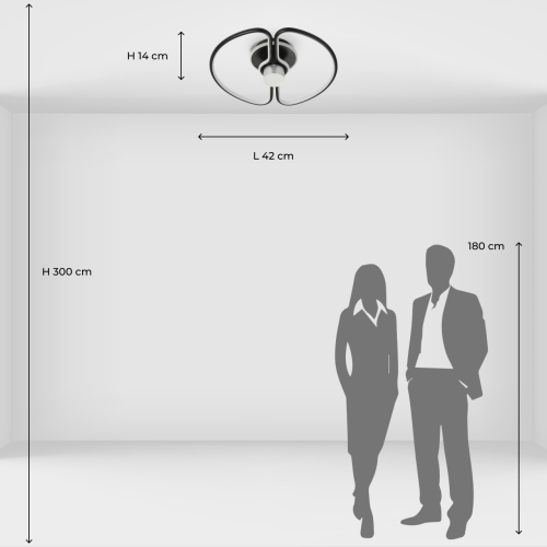 Потолочный светильник черного цвета круглой формы Luke Lampco Tracer Lamp в Саратове