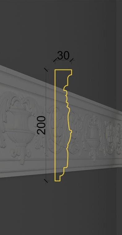 Молдинг с орнаментом MO-06 в Саратове