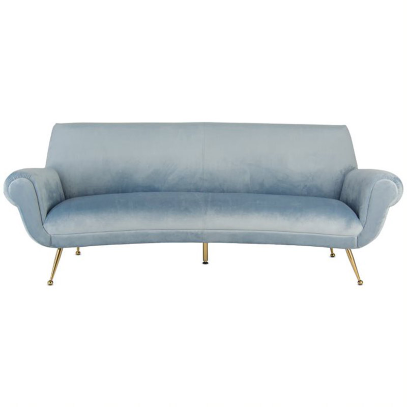 Диван Gigi Radice Lounge Sofa light blue Серо-голубой в Саратове | Loft Concept 