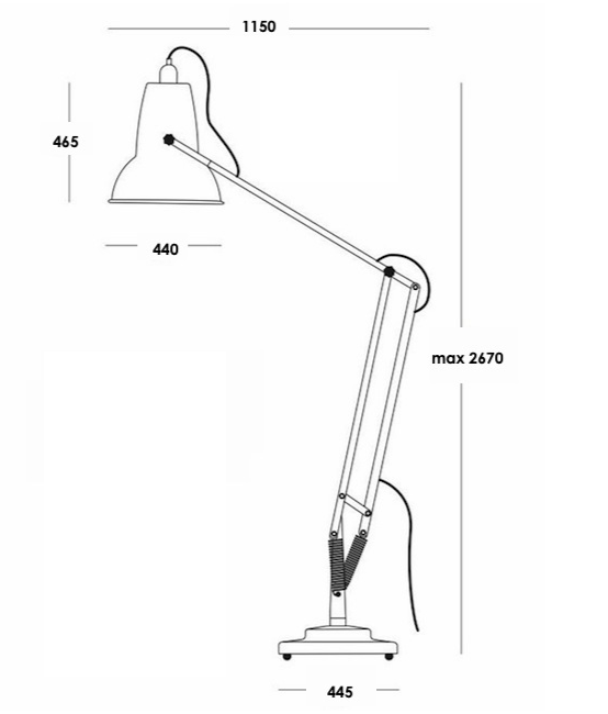 Напольная лампа Anglepoise Giant 1227 Floor Lamp в Саратове