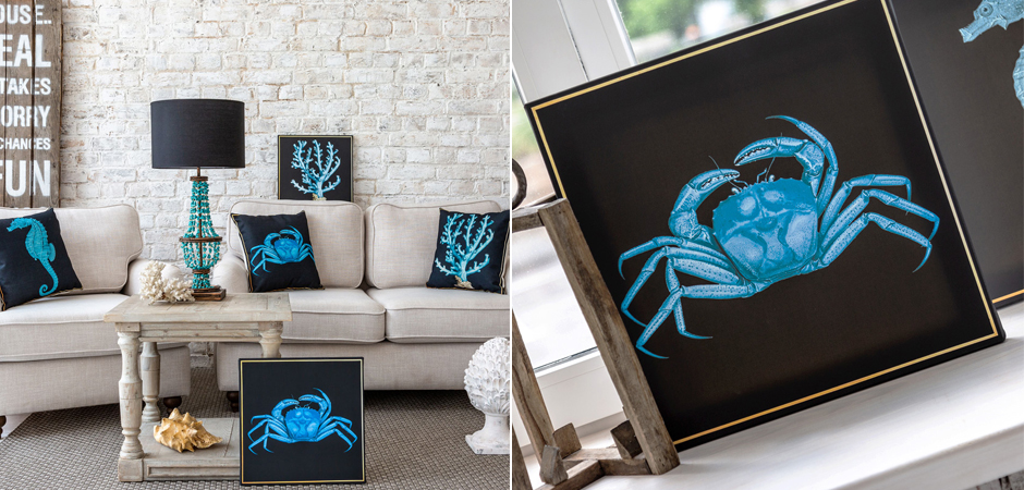 Постер Blue Crab Poster Постер Blue Crab Poster - Loft-Concept в Саратове