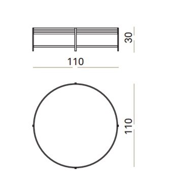 Столик Ula Round coffee table ULA002 в Саратове