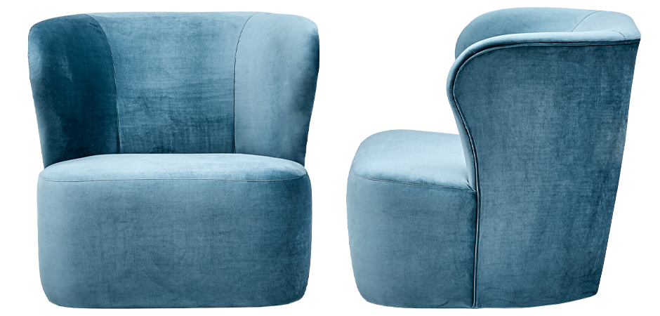 Кресло Hortense Chair Blue Кресло Hortense Chair Blue - Loft-Concept в Саратове