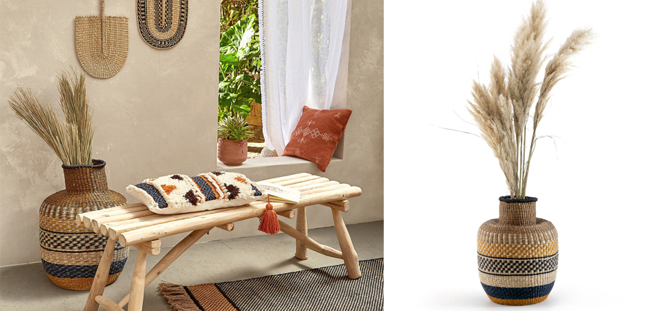 Ваза Wicker Vase big - фото №1