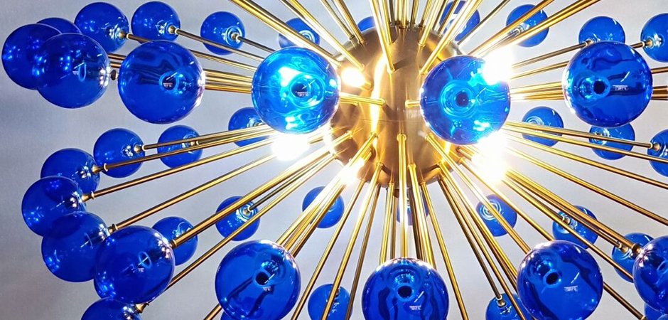 Люстра BLUE MURANO SPUTNIK DV5513 Люстра BLUE MURANO SPUTNIK DV5513 - Loft-Concept в Саратове