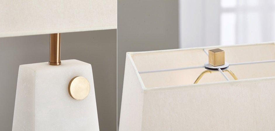 Настольная лампа Table lamp marble White Настольная лампа Table lamp marble White - Loft-Concept в Саратове