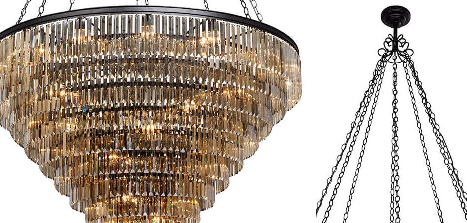 Большая Многоярусная люстра ODEON Amber GLASS 11-TIER диаметр 160 см Большая Многоярусная люстра ODEON Amber GLASS 11-TIER диаметр 160 см - Loft-Concept в Саратове