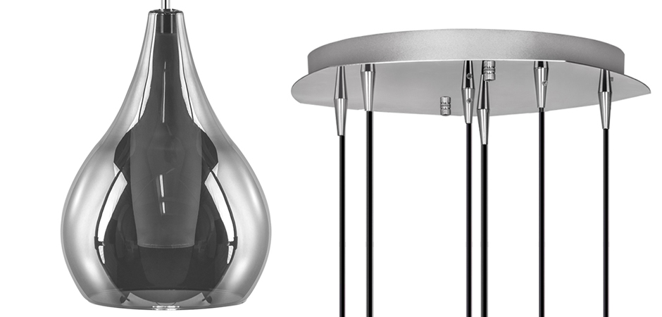 Люстра Candiano Smoke 6 Light - фото №1