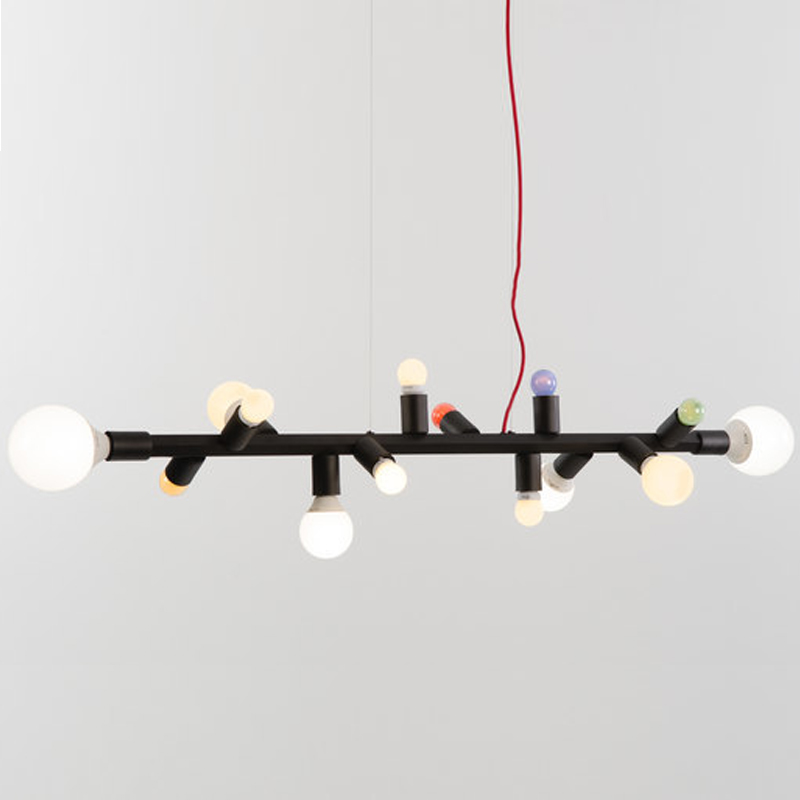 Люстра Almerich Party hanging lamp 1 Черный Мульти Люстра Almerich Party hanging lamp 1 Черный Мульти в Саратове | Loft Concept