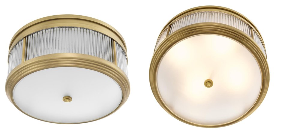 Потолочный светильник Ceiling Lamp Rousseau Antique brass Потолочный светильник Ceiling Lamp Rousseau Antique brass - Loft-Concept в Саратове