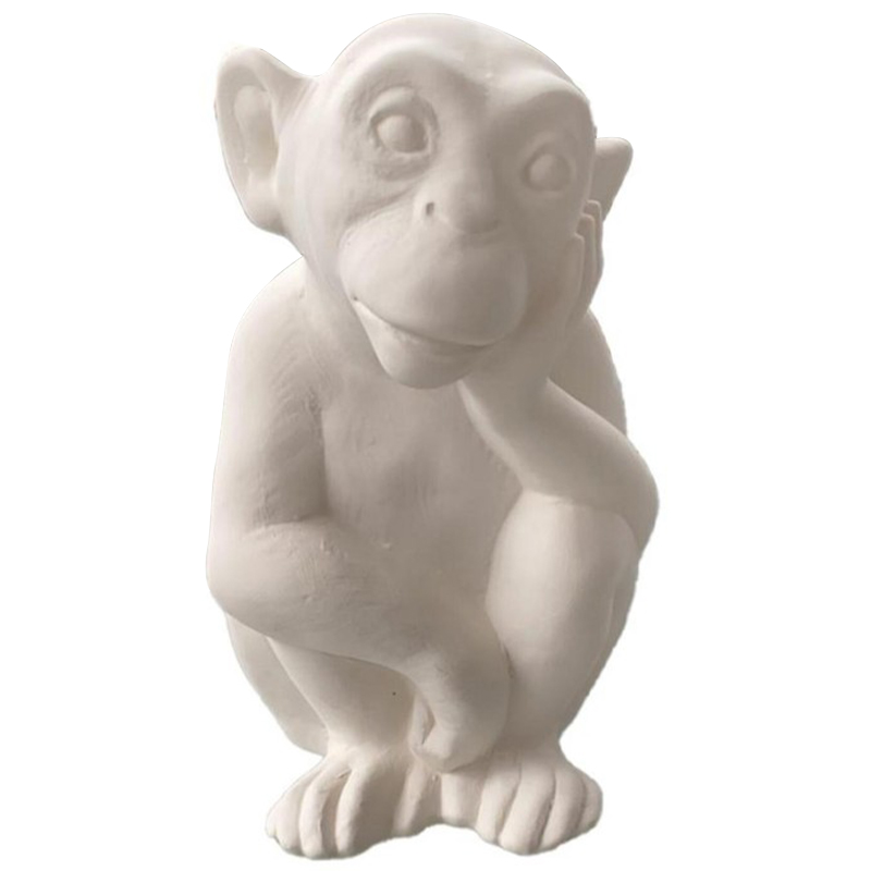 Статуэтка Abhika Monkey Bisc. Statuette Белый в Саратове | Loft Concept 