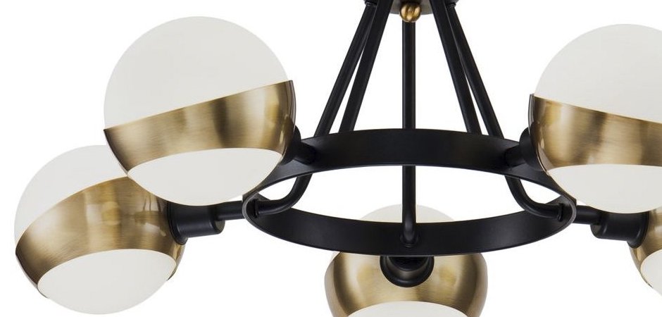 Люстра Hold Ball Brass Chandelier 5 Люстра Hold Ball Brass Chandelier 5 - Loft-Concept в Саратове
