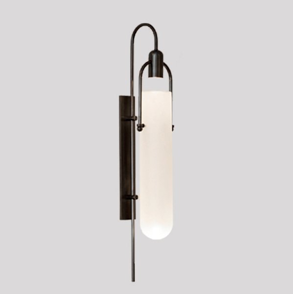 Бра Allied Maker ARC WELL SCONCE Черный Белый в Саратове | Loft Concept 