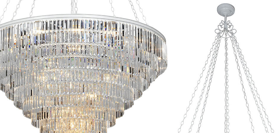 Большая Многоярусная люстра ODEON CLEAR GLASS 11-TIER диаметр 160 см Большая Многоярусная люстра ODEON CLEAR GLASS 11-TIER диаметр 160 см - Loft-Concept в Саратове