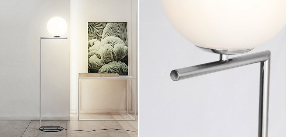 Торшер FLOS IC Lighting Flos Chrome Торшер FLOS IC Lighting Flos Chrome - Loft-Concept в Саратове