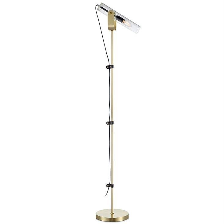 Торшер ReTube Floor Lamp Латунь в Саратове | Loft Concept 