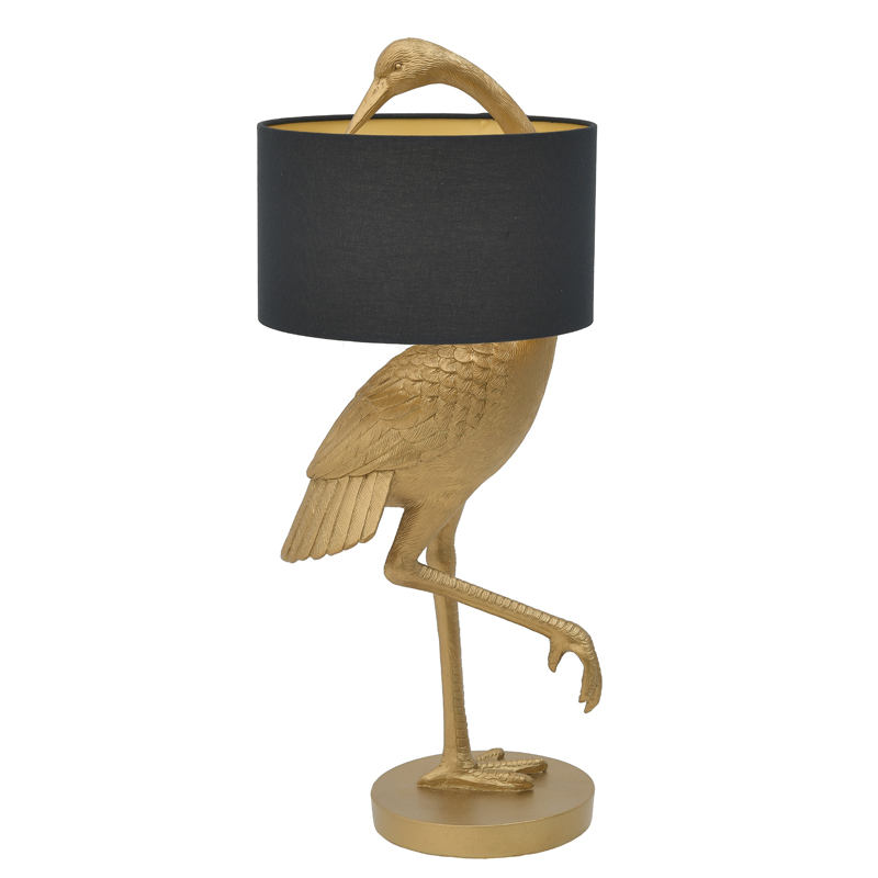 Настольная лампа Golden Stork Table lamp Золотой Черный в Саратове | Loft Concept 