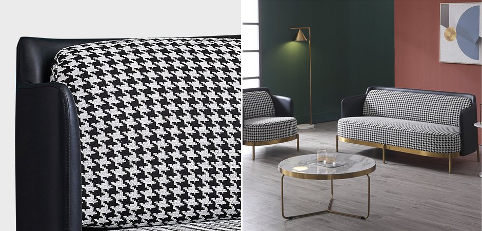 Диван Pied de poule Gray Sofa Диван Pied de poule Gray Sofa - Loft-Concept в Саратове