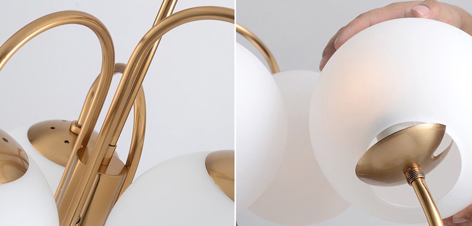 Люстра Gooseneck Pelle Chandelier - фото №1