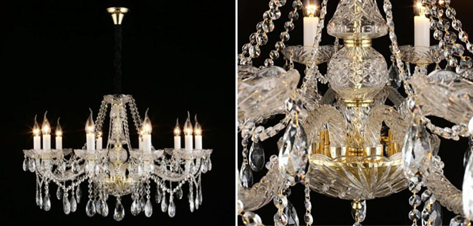 Люстра Crystal Lights Золотая Люстра Crystal Lights Золотая - Loft-Concept в Саратове