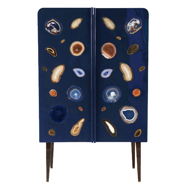 Patrick Naggar Gem Cabinet шкаф украшенный агатами Коричневый Шоколад (Chocolate) Patrick Naggar Gem Cabinet шкаф украшенный агатами Коричневый Шоколад (Chocolate) в Саратове | Loft Concept