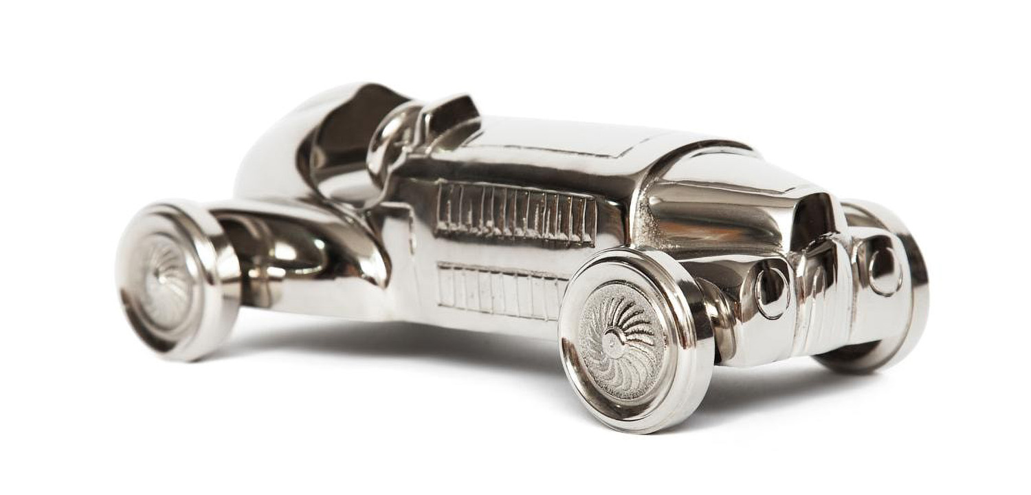 Декоративная машина Decorative Metal Retro Car nickel - фото