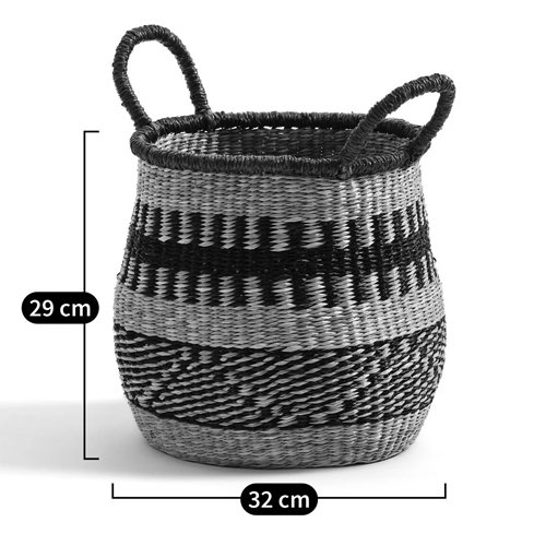 Круглая плетеная корзина Oyana Wicker Basket в Саратове