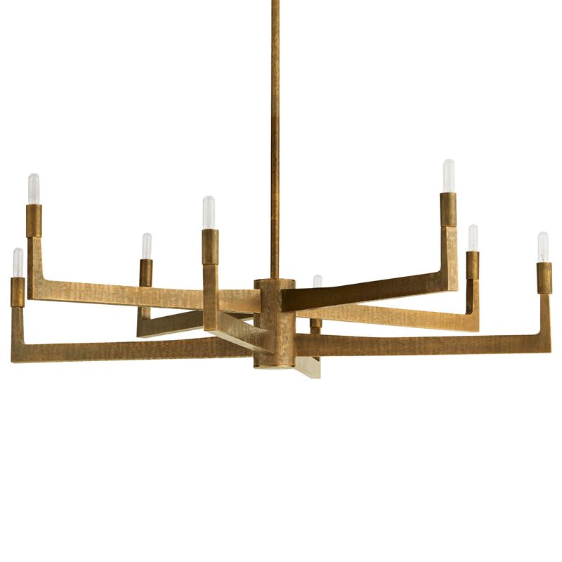 Люстра Arteriors GRIFF CHANDELIER Золотой Латунь в Саратове | Loft Concept 