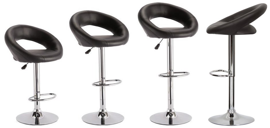 Барный стул Ring black Барный стул Ring black - Loft-Concept в Саратове