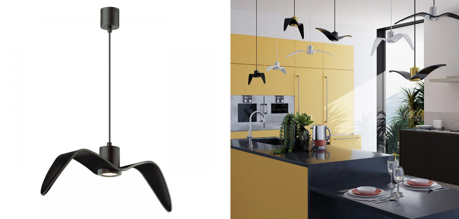 Подвесной светильник Seagull черный Подвесной светильник Seagull черный - Loft-Concept в Саратове