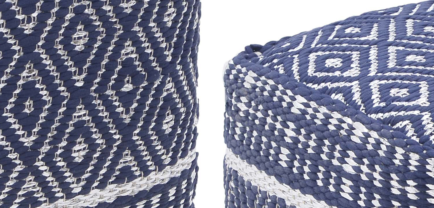 Пуф Rhombuses Kelim Ornament Pouf - фото