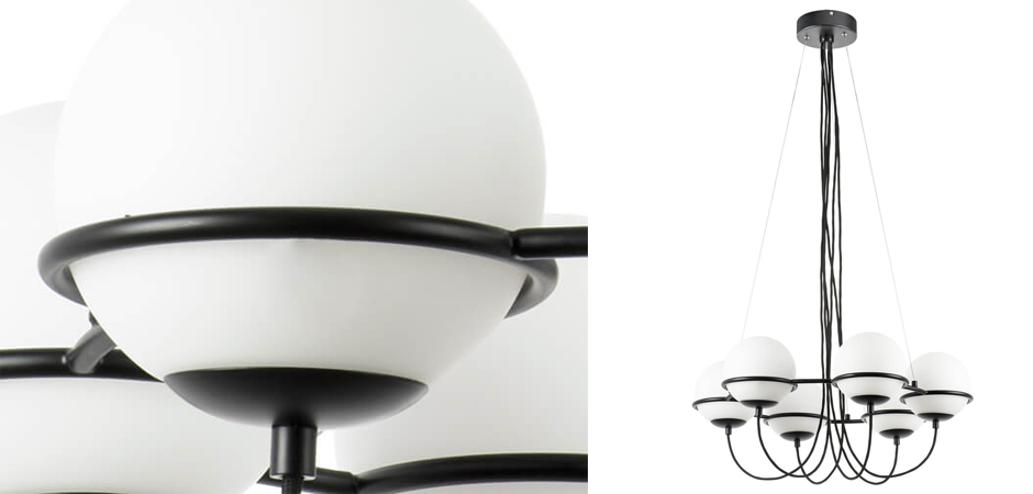 Люстра Melissa Chandelier Black 6 Люстра Melissa Chandelier Black 6 - Loft-Concept в Саратове