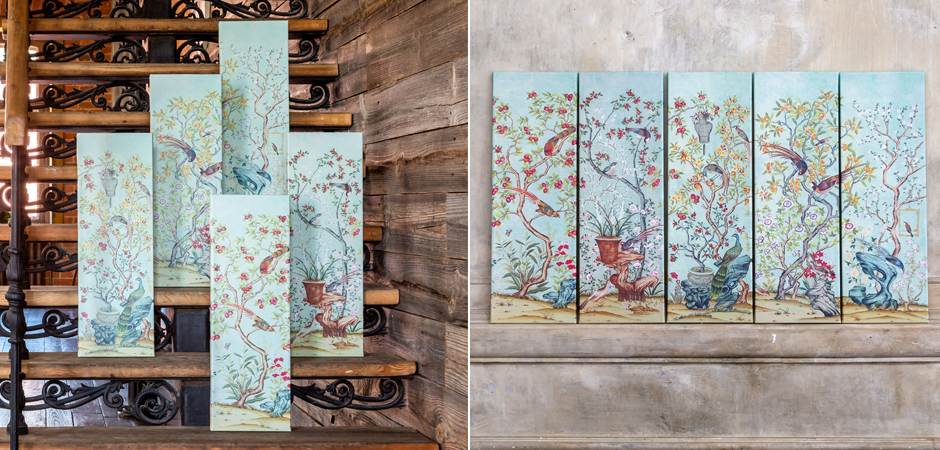 Постер Blue Chinoiserie 3 Постер Blue Chinoiserie 3 - Loft-Concept в Саратове