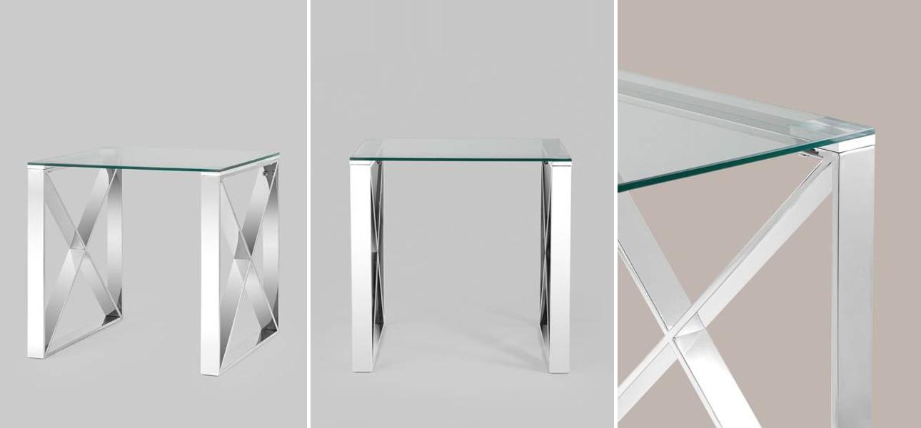 Стол приставной Lannes Collection Silver - фото