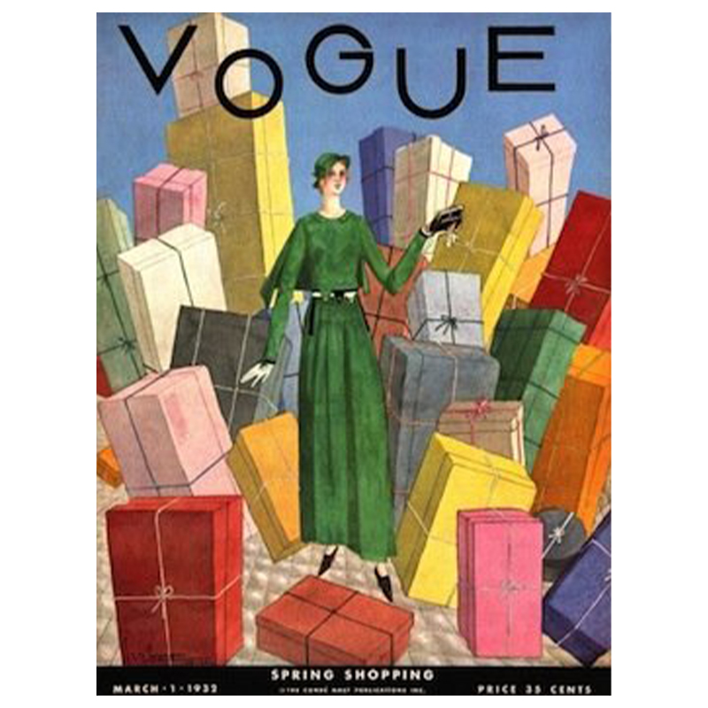 Постер Vogue Cover 1932 March  в Саратове | Loft Concept 