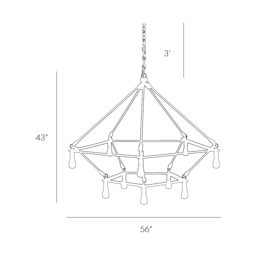 Люстра Arteriors MCINTYRE TWO TIERED CHANDELIER в Саратове