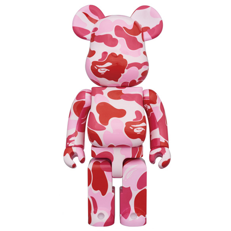 Статуэтка Bearbrick Camouflage Pink Розовый Красный в Саратове | Loft Concept 