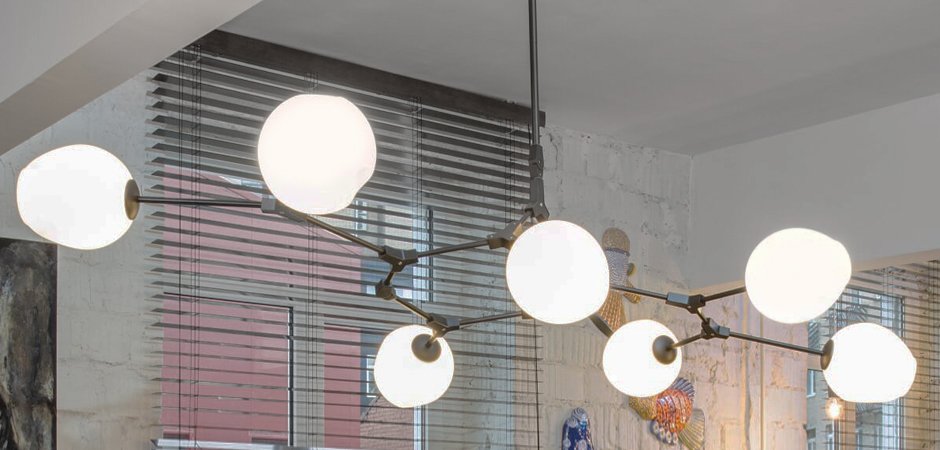 Люстра Сrumpled Bubble White Glass Люстра Сrumpled Bubble White Glass - Loft-Concept в Саратове