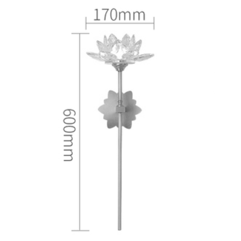 Бра Хрустальный Цветок Лотоса Lotus flower Wall Clear Glass D в Саратове