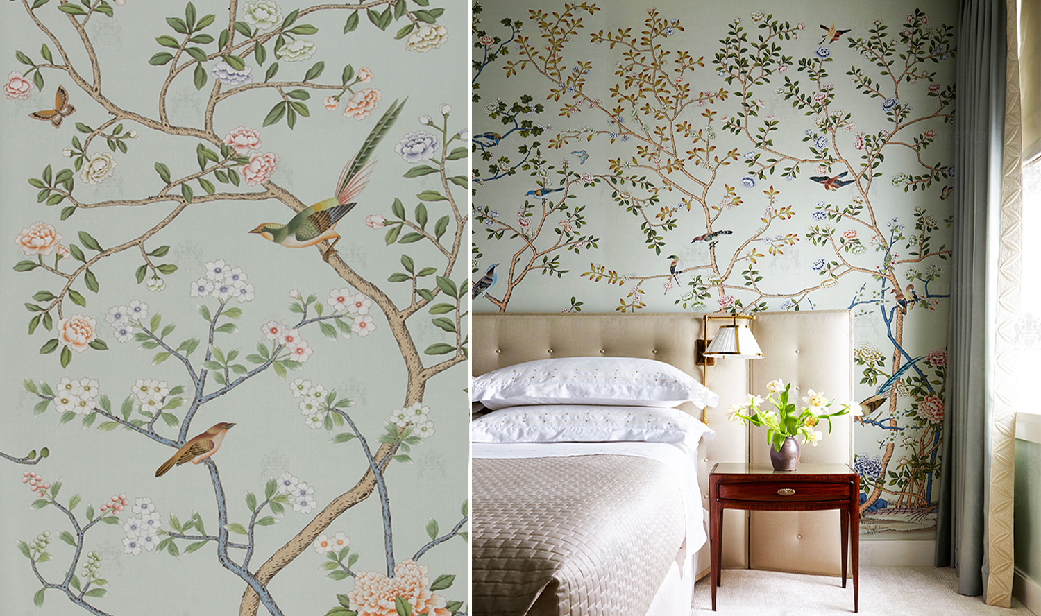 Обои ручной работы Earhalm Adam Grey - фото №1