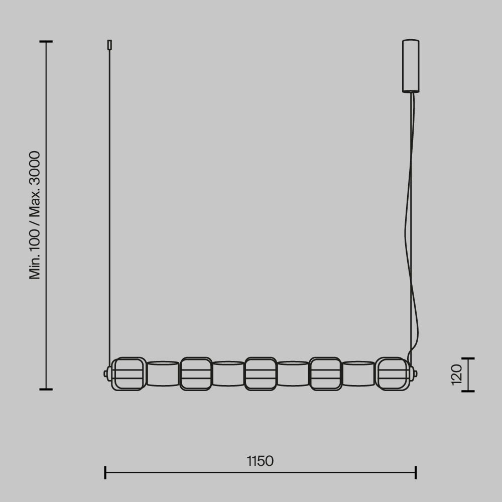 Подвесной светильник Ritmo 3000К 22Вт в Саратове