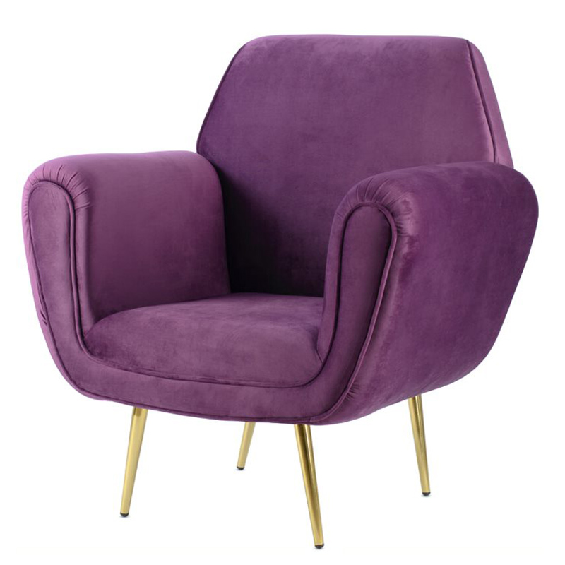 Кресло Lounge Chairs Gigi Radice purple Фиолетовый в Саратове | Loft Concept 