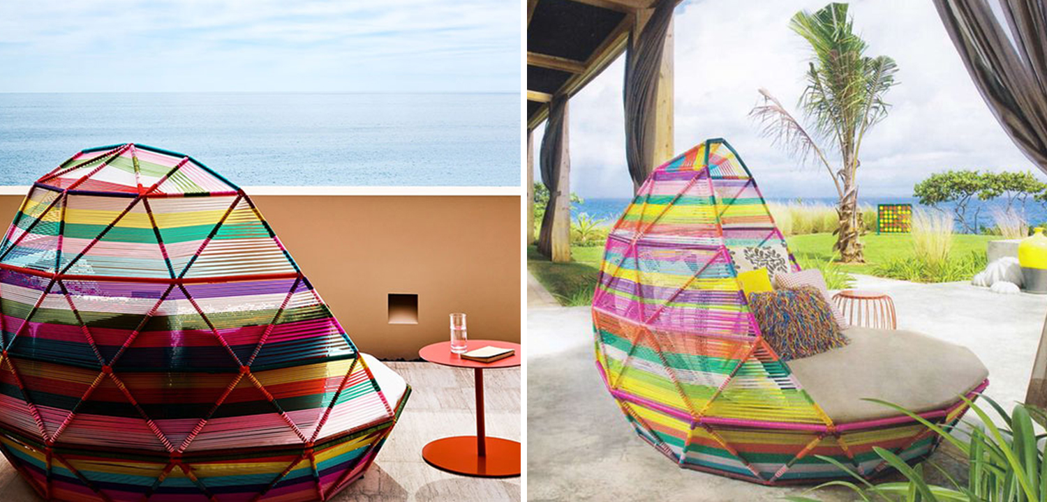 Кровать для улицы Moroso Day Bed Tropicalia - фото