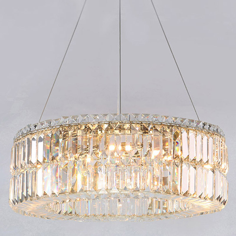 Люстра Darleen Crystal Gold Chandelier 12 Золотой Прозрачный (Transparent) в Саратове | Loft Concept 