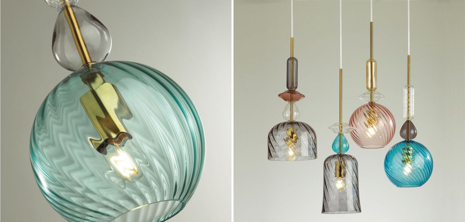 Подвесной Geometry Glass Бирюзовый Подвесной Geometry Glass Бирюзовый - Loft-Concept в Саратове